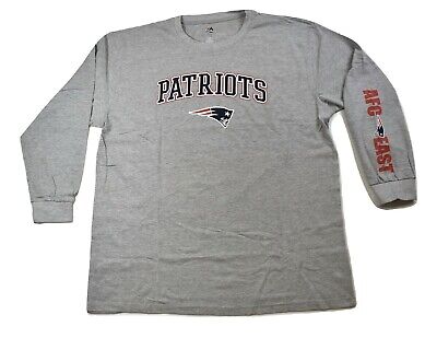 Majestic NFL Big & Tall Mens New England Patriots Football Shirt New  2XL-6XL |