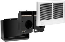 Electric Wall Heater Twin 3,000 Watt Fan Forced In Wall Large Room Warmth Quiet