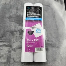 NCR Paper 12 Rolls for Calculator 2 1/4" x 30'