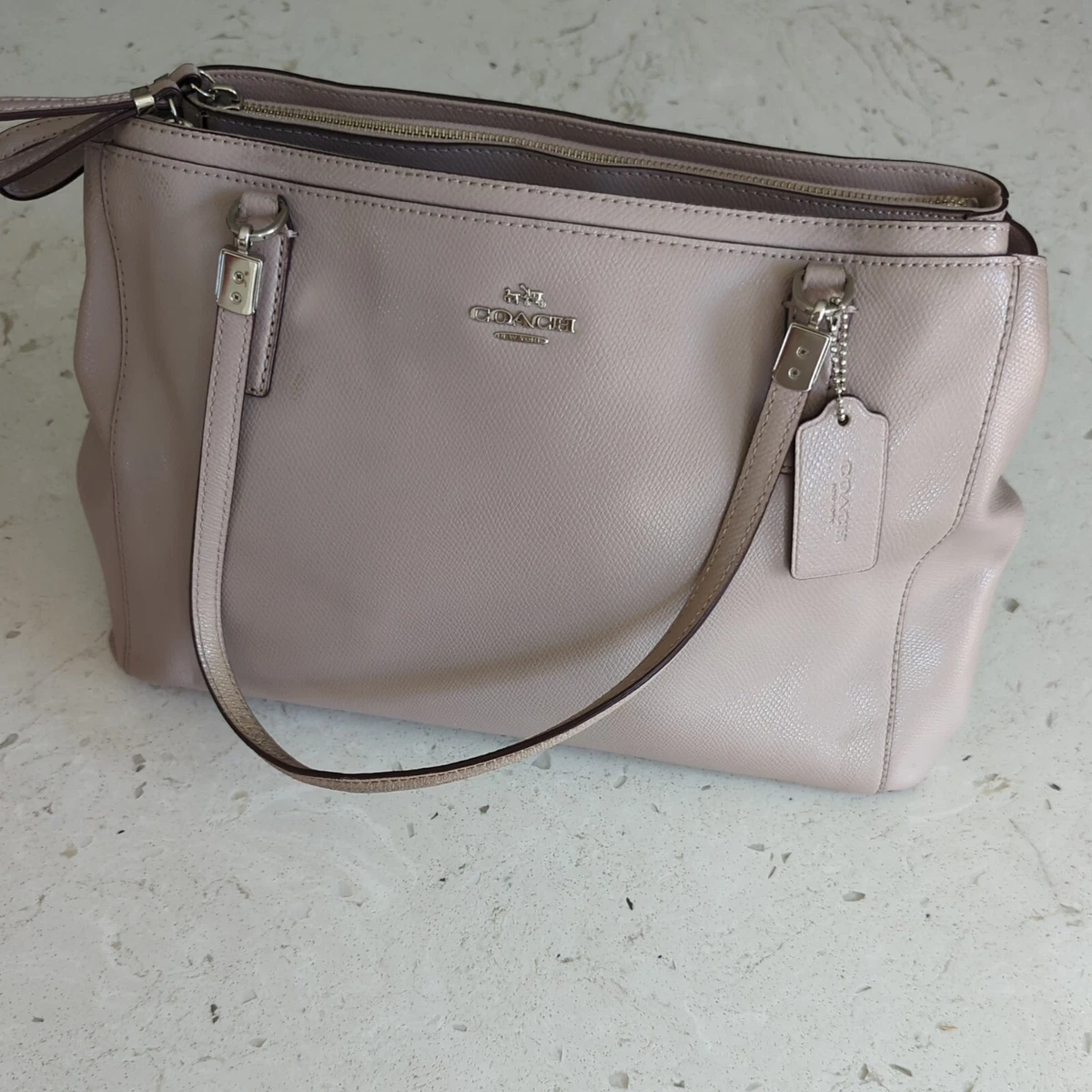 COACH Madison Small Christie Carryall In Saffiano Leather in Brown