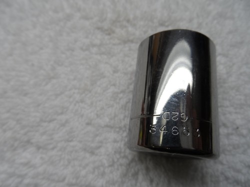 Craftsman 1/2" Drive Standard SAE Socket, 13/16" laser 12 pt USA G2D - PN 34653 - Picture 4 of 4