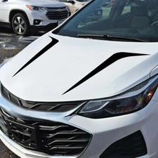 Car Body Side Decals Stickers Vinyl Stripe DIY Self Adhesive Line Film Trim 2Pcs