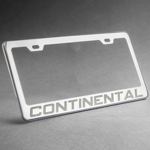 Marco de placa de acero inoxidable grabado con láser continental cromado tapa de tornillo - Imagen 8 de 12