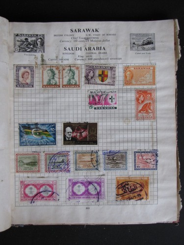 STAMP COLLECTION in STANLEY GIBBONS LUXURY STRAND STAMP ALBUM WORLD philately - Picture 19 of 24