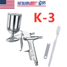 Magic Spray Gun Sprayer Airbrush Alloy Painting Tool Set 0.5mm Nozzle 150ml USA