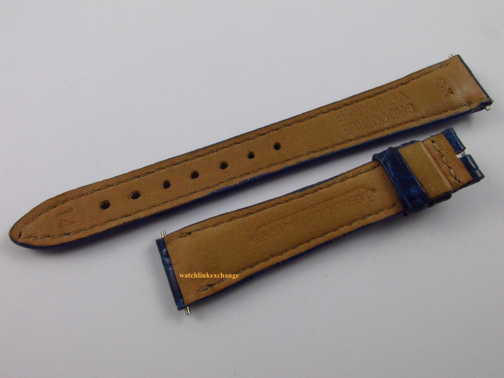 Jaeger LeCoultre 14mm Blue Alligator Strap OEM | eBay