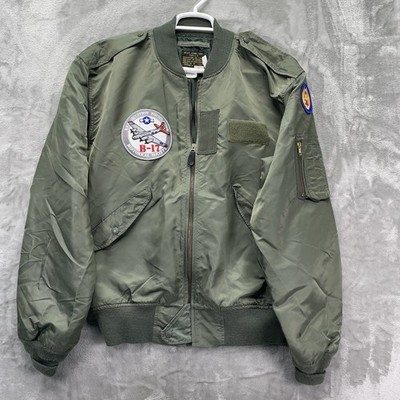 VTG Spiewak Type L-2 Bomber Jacket Mens LT USAF B-17 EAA eighth