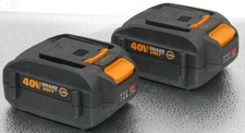 Lot Of 2WORX WA3580 40V 2.0Ah Max Lithium Battery Genuine-TESTED