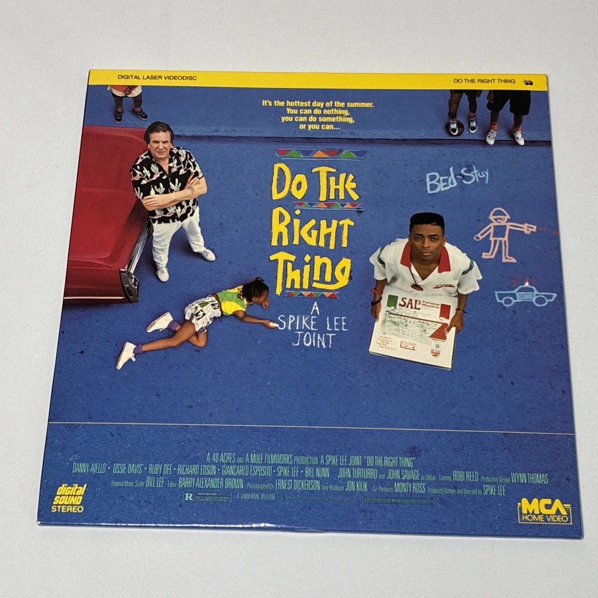 Do The Right Thing LaserDisc Spike Lee 1989 MCA Like New Classic