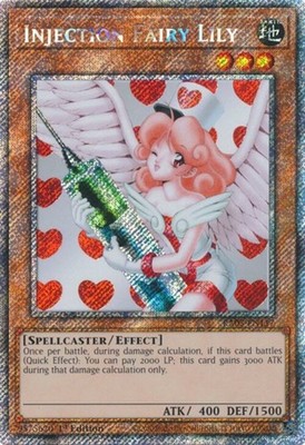 Yugioh! Injection Fairy Lily - RA03-EN117 - Platinum Secret Rare - 1st Edition N