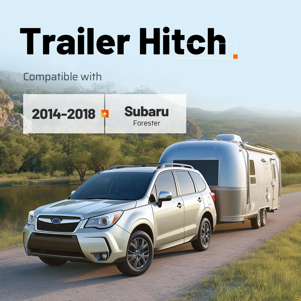 New Class 3 Rear Trailer Hitch 2" Receiver Towing For Subaru Forester 2014-2018 Foto 2 de 4