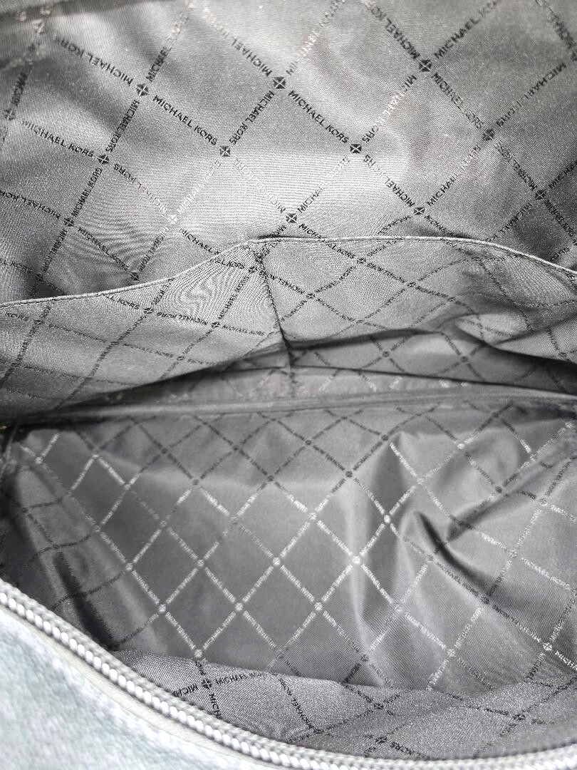 Michael Kors Cooper Black Double Handles Crossbody Duffle Bag thumbnail 23