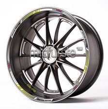 Strisce adesive HRC Honda Racing Equipment Grey Wheel Decals Rim