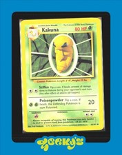 1995 kakuna pokemon card value 1995 Pokmon TCG Kakuna Base Set 33/102 Regular UncommonShadowless