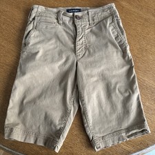 American Eagle Size 26 Boys Shorts Khaki Extreme Flex Long Length Tan/Beige