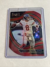 2020 Panini Select - Field Level Daniel Jones #322 Red Prizm Die-Cut