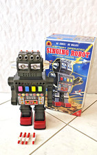 Alter Yonezawa 70s SINGING ROBOT Walks Missile Shooting Japan boxed & Works