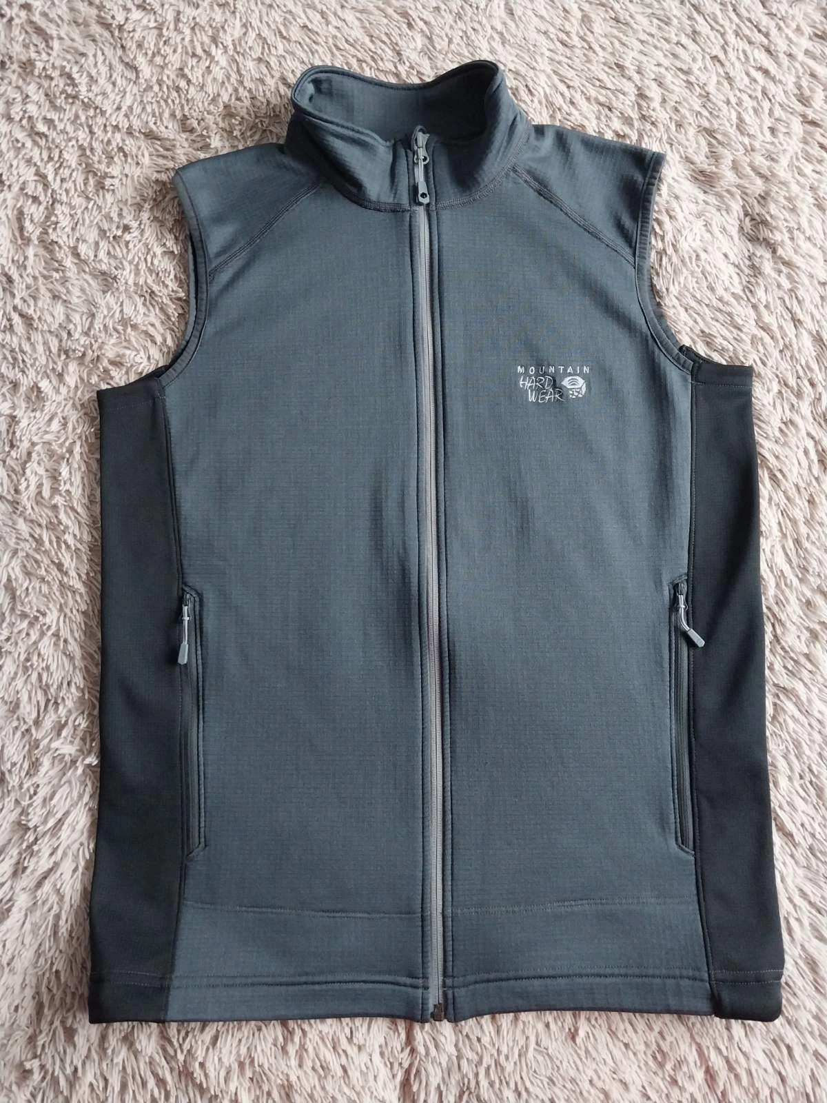 Mountain HardWear Gilet Mens Polartec Vest Full Zip Outdoor Size M