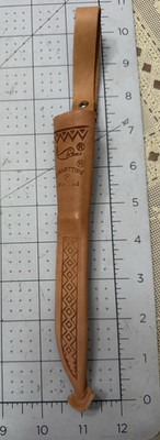 J. Marttiini Finland Fish Filet Leather Knife Sheath - SHEATH ONLY