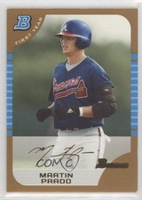 2005 Bowman First Year Gold Martin Prado #237 h6c