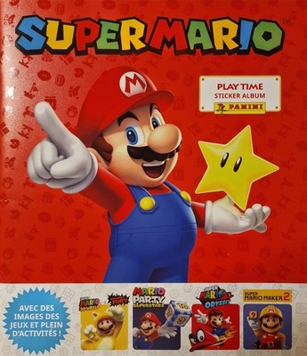 Panini Sammel Sticker ''Super Mario PlayTime'' Sammel-Bilder Album, ungeklebt