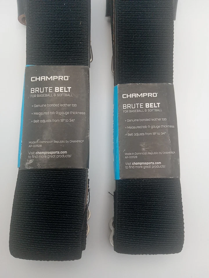 Champro Brute Elastic Youth Baseball/Softball Belt w/Leather Tab - Image 4 of 4