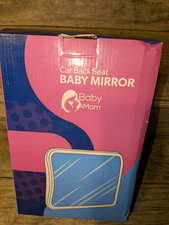 Baby Mom Rear-Facing Baby Car Mirror for Back Seat, Black BBY-MIRR-B