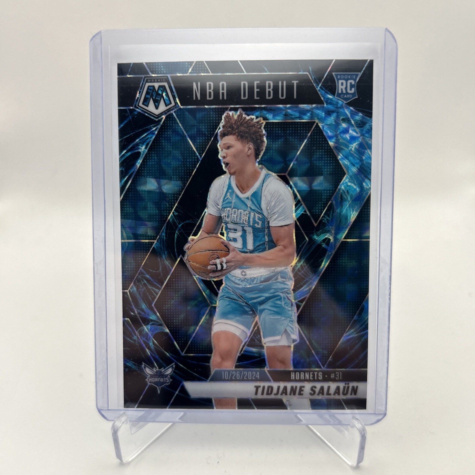 2024-25 Panini Mosaic - NBA Debut Tidjane Salaun #268 Genesis Mosaic Prizm (RC)