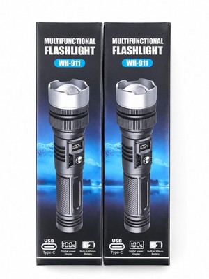 2 pack led rechargeable flashlight BAR-2134B2: 2-in-1 LED Rechargeable Work Light w/Spot Lig main image 0