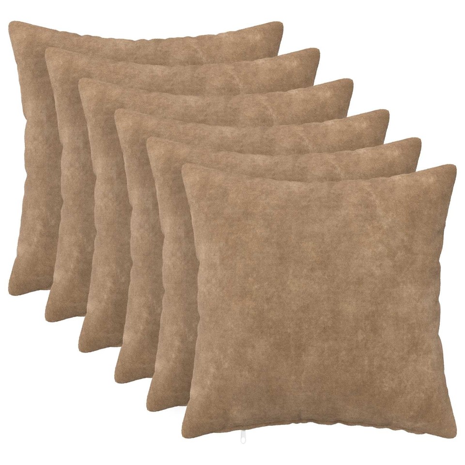 Cushion with Pillow HEERLEN Microfiber Fleece Indoor Modern Home Decor ...