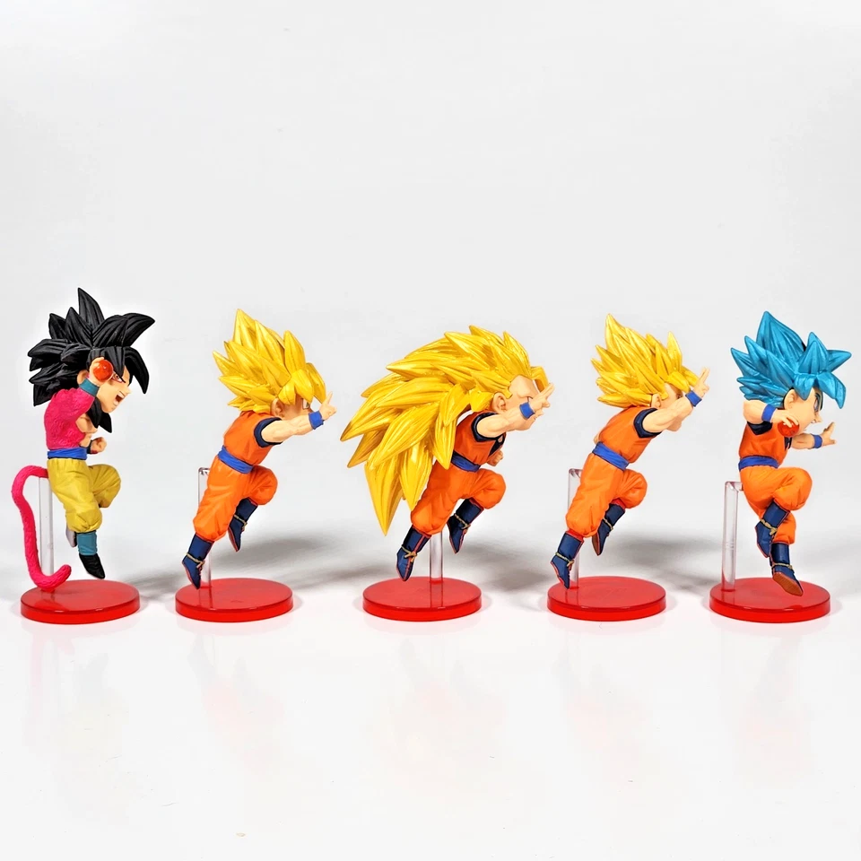 Bandai WCF Dragon Ball Z Lot x5: Dokkan Battle 5th Anniversary Son Goku 2.75" - Image 2 of 4