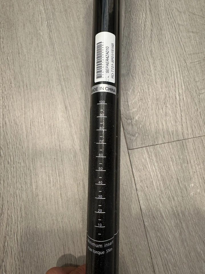 Ridley Dean Fast Carbon Aero Seatpost New Old Stock TT Bike Red - Image 2 of 4