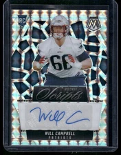 2025 Panini Mosaic #RS-WCL Will Campbell Rookie Scripts