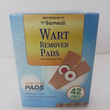 Wart Corn Remover Pads for Feet: 42 Pack 40 Salicylic Acid Maximum Strength NIB