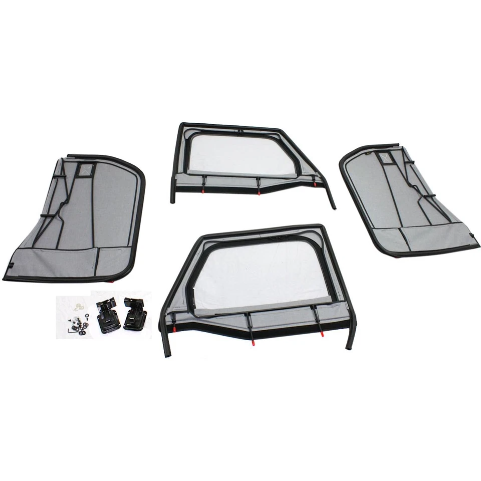 51798-35 Bestop Set of 2 Half Doors Front for Jeep Wrangler 2007-2017 Pair Foto 2 de 2