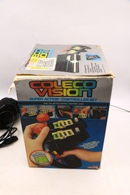 Coleco Vision Super Action Controller Set Complete W/ Game Papers NO Styrofoam