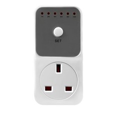  Control Countdown Timer  Plug-In Socket Auto Shut Off Outlet Uk Plug V7Y16759