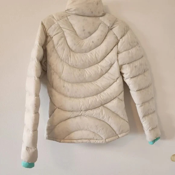 Stoic White Down Jacket, Size Medium - image 2