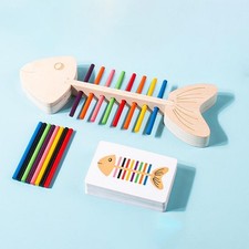 Wooden Toys for Learning Color Sorting, Color Matching for Toddlers, Gentle Toys