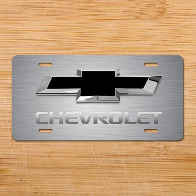 #ad Chevrolet Novelty Inspired Art License Plate Chevy Silverado Tahoe Car Auto Tag $13.98