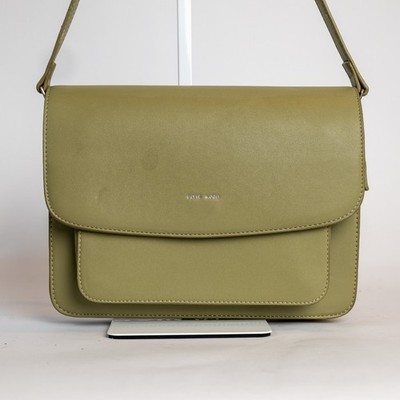 Pixie Mood Zoe Adjustable Crossbody Shoulder Bag Vegan Leather Sage Green