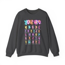 Teacher Sweatshirt Back to School Preppy Crewneck Gift First Day