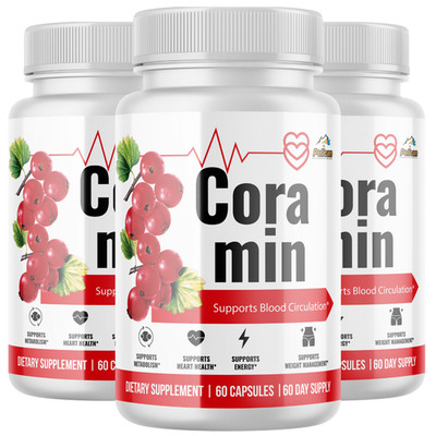 Coramin- Blood Support- 3 Bottles- 180 Capsules