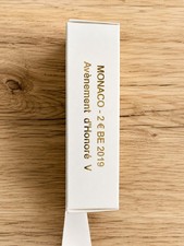 2 euro 2019 MONACO BE  avènement d'Honoré V en coffret neuf très rare