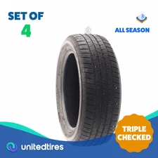 Set of (4) Used 235/55R19 Michelin Defender LTX M/S 105H - 7/32