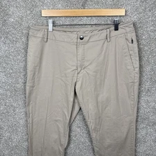 Birddogs Pants Mens 36x33 Beige Chino Tapered Leg FLAW