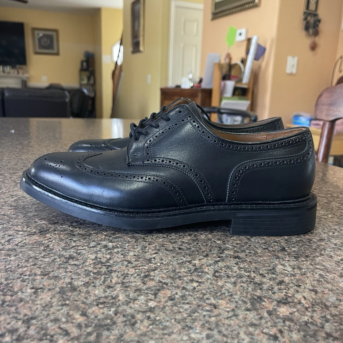 Polo Ralph Lauren Black Wingtip Dress Shoes for Men for sale | eBay