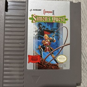 Castlevania 2 II: Simon's Quest (Nintendo NES, 1988) - Cartucho solo probado