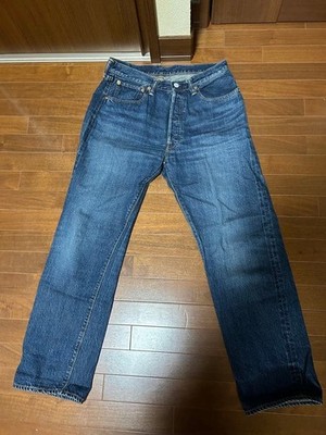 Warehouse Co W31 Lot 1101 Selvedge Straight Denim Jeans Indigo Made in Japan 