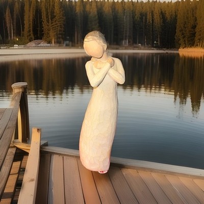 Willow Tree Figurine  Healing Grace  2007 by Susan Lordi, Demdaco #26185 No Box
